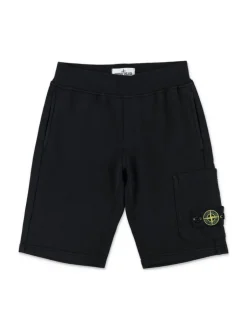 Kids/BOY STONE ISLAND KIDS Stone Island Junior Shorts with Compass application