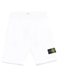 Kids/BOY STONE ISLAND KIDS Stone Island Junior Shorts with Compass application