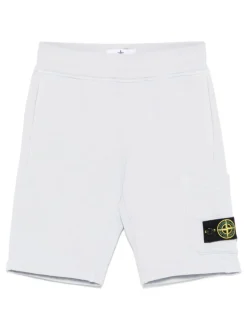 Kids/BOY STONE ISLAND KIDS Stone Island Junior Shorts with Compass application
