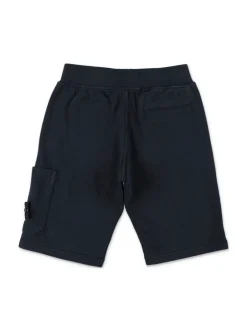 Kids/BOY STONE ISLAND KIDS Stone Island Junior Shorts with Compass application