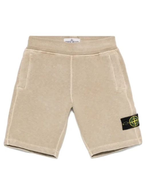 Kids/BOY STONE ISLAND KIDS Stone Island Junior Sports shorts with Compass application