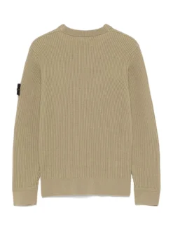 Kids/BOY STONE ISLAND KIDS Stone Island Junior Sweater with Compass application