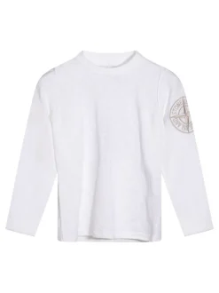 Kids/BOY STONE ISLAND KIDS Stone Island Junior T-shirt with embroidery