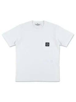 Kids/BOY STONE ISLAND KIDS Stone Island Junior T-shirt with application