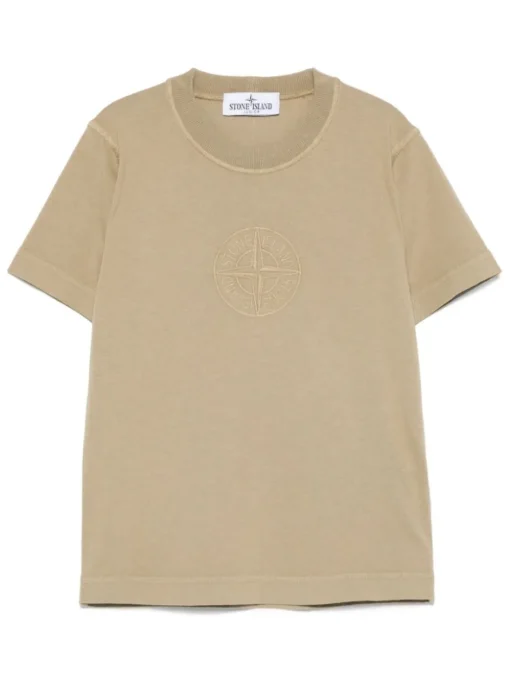 Kids/BOY STONE ISLAND KIDS Stone Island Junior T-shirt with embroidery