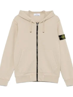 STONE ISLAND JuniorHooded sweatshirt with Compass application