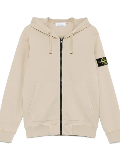 STONE ISLAND JuniorHooded sweatshirt with Compass application