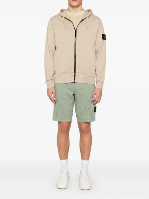 STONE ISLAND JuniorHooded sweatshirt with Compass application