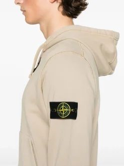 STONE ISLAND JuniorHooded sweatshirt with Compass application