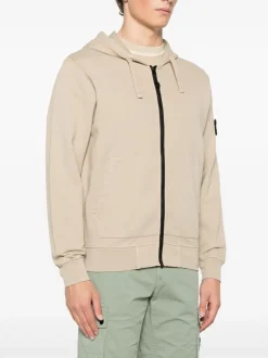 STONE ISLAND JuniorHooded sweatshirt with Compass application
