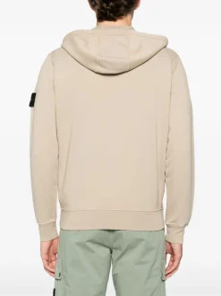 STONE ISLAND JuniorHooded sweatshirt with Compass application