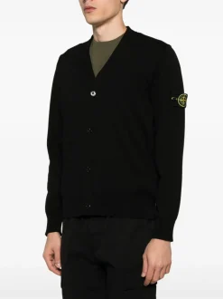 STONE ISLAND Organic cotton cardigan