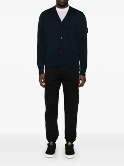 STONE ISLAND Organic cotton cardigan