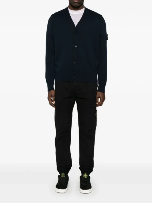 STONE ISLAND Organic cotton cardigan