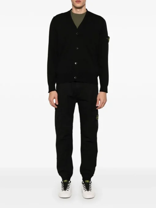 STONE ISLAND Organic cotton cardigan