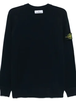 STONE ISLAND Piqué sweatshirt