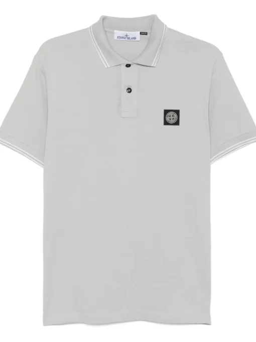 STONE ISLAND Polo shirt with Compass application