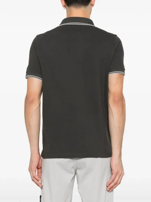 STONE ISLAND Polo shirt with Compass motif