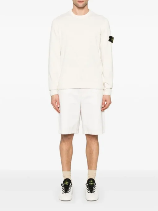 STONE ISLAND Sweater with Compass application