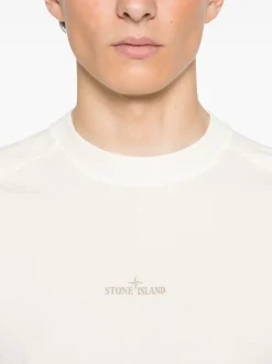 STONE ISLAND T-shirt with logo