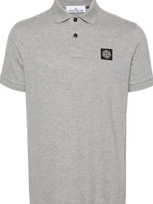 STONE ISLAND Polo shirt with Compass application
