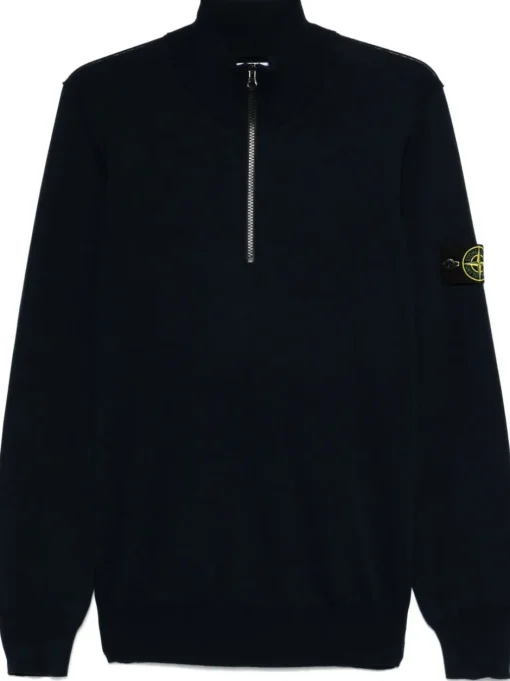STONE ISLAND Sweater with Compass application