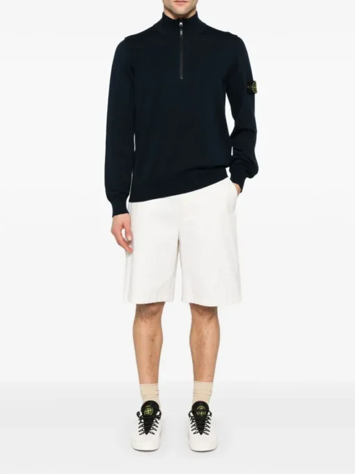 STONE ISLAND Sweater with Compass application