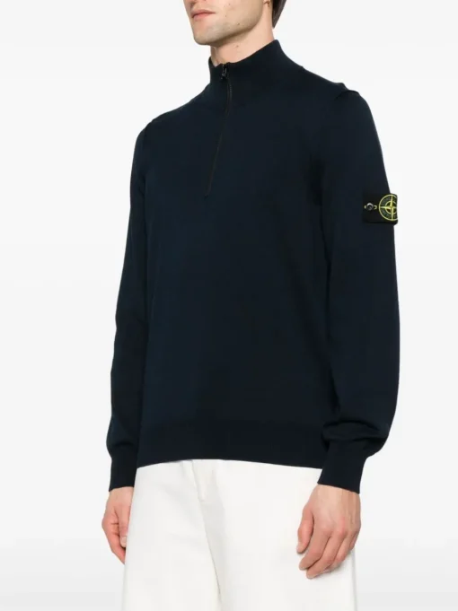 STONE ISLAND Sweater with Compass application