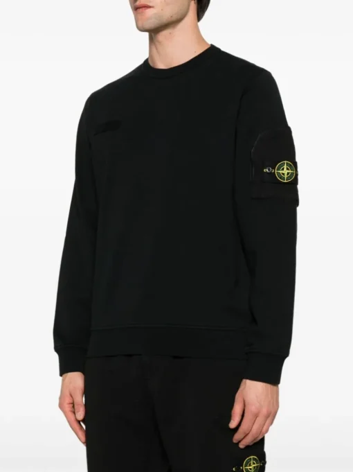 STONE ISLAND Sweatshirt with Compass application