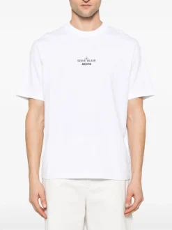 STONE ISLAND T-shirt with logo