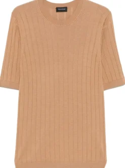 TAGLIATORE 0205 Tagliatore Ribbed T-shirt