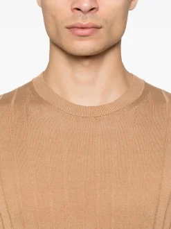 TAGLIATORE 0205 Tagliatore Ribbed T-shirt