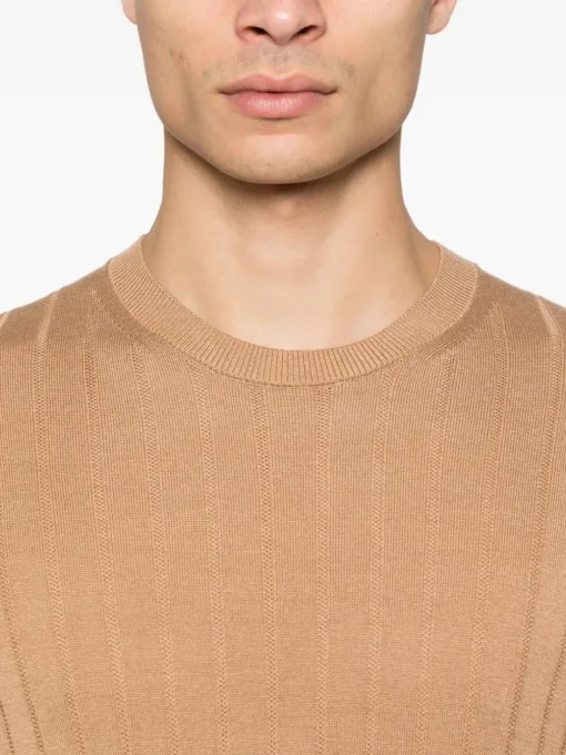 TAGLIATORE 0205 Tagliatore Ribbed T-shirt