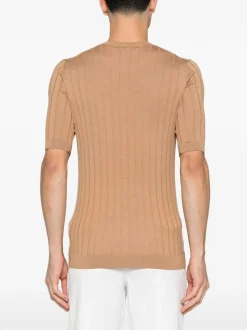 TAGLIATORE 0205 Tagliatore Ribbed T-shirt