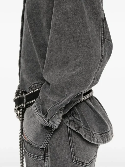 THE ATTICO Shirt with embroidery