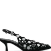THE ATTICO Grid pumps with 50mm back strap
