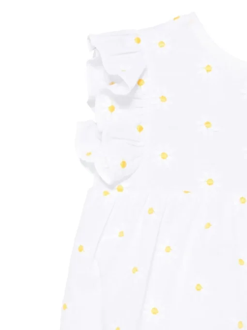 Kids/BOY IL GUFO The Owl Playsuit with flower embroidery