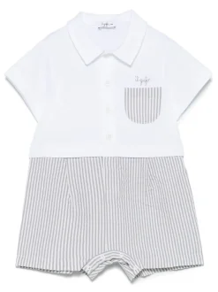 Kids/BOY IL GUFO The Owl Striped onesie