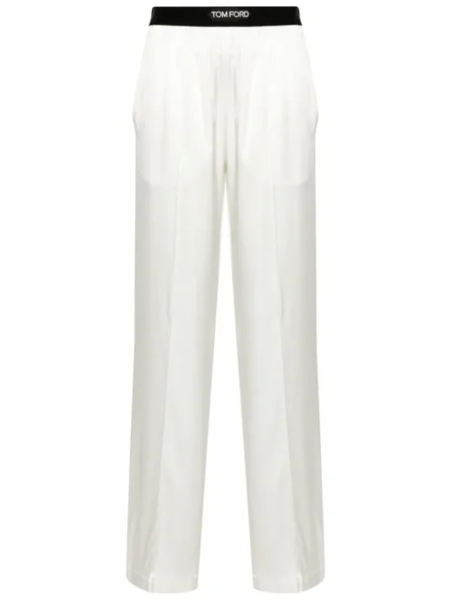 TOM FORD Pajama trousers with velvet trim