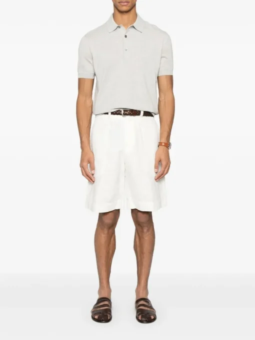 TOM FORD Cotton polo shirt with embroidered logo