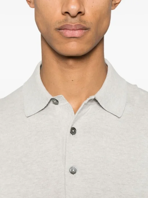 TOM FORD Cotton polo shirt with embroidered logo