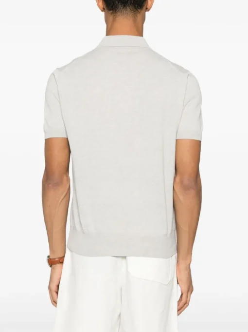 TOM FORD Cotton polo shirt with embroidered logo