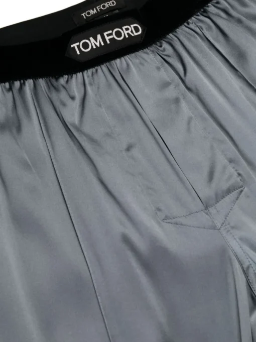 TOM FORD Trousers with logo band