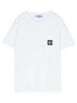 Kids/BOY STONE ISLAND KIDS T-shirt con applicazione Compass