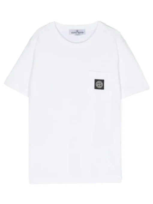 Kids/BOY STONE ISLAND KIDS T-shirt con applicazione Compass