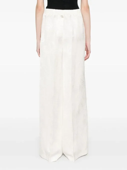 TWINSET Jacquard palazzo trousers