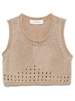 Kids TWINSET KIDS Lamé top