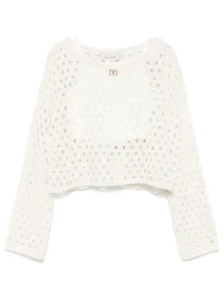 Kids TWINSET KIDS Openwork knit sweater