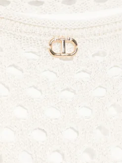 Kids TWINSET KIDS Openwork knit sweater