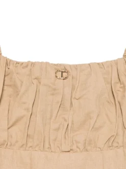 Kids TWINSET KIDS sand dress